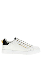 Dolce & Gabbana Bicolor Calfskin Low Top Sneakers