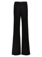 Tom Ford Black Cotton Flared Jeans