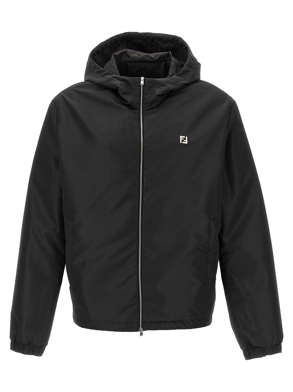 Fendi Black Polyester Shell Jacket