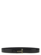 Tom Ford Black Calfskin Regular Belt