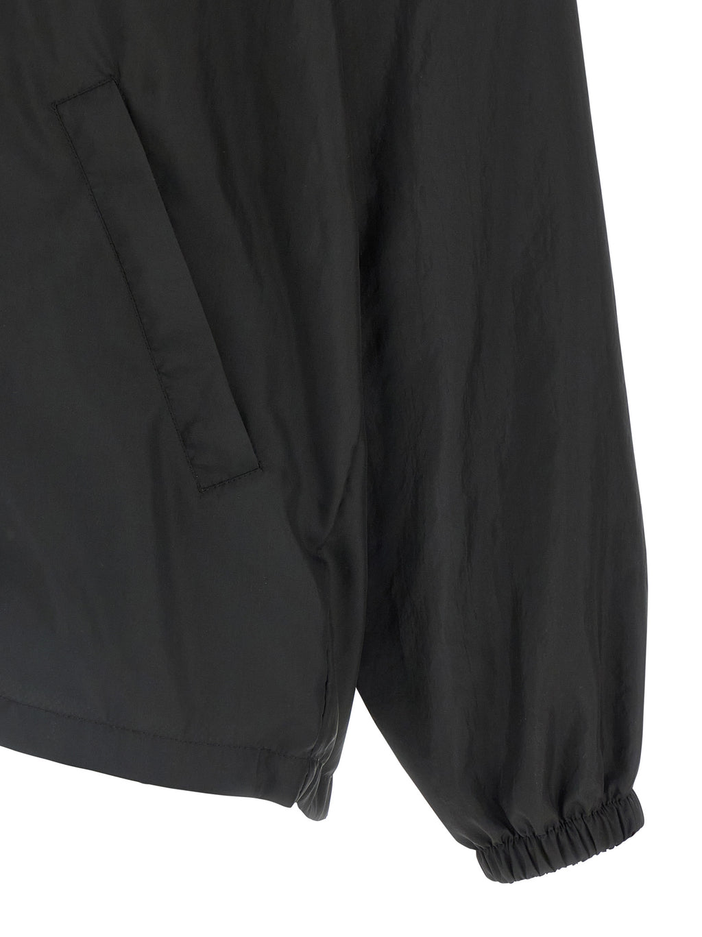 Balenciaga Black Polyester Shell Jacket