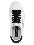 Dolce & Gabbana Bicolor Calfskin Low Top Sneakers