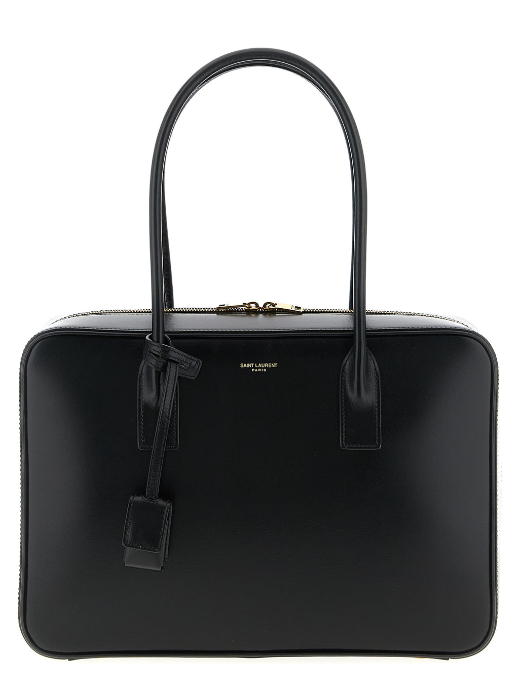 Saint Laurent Black Calfskin Shoulder Bag