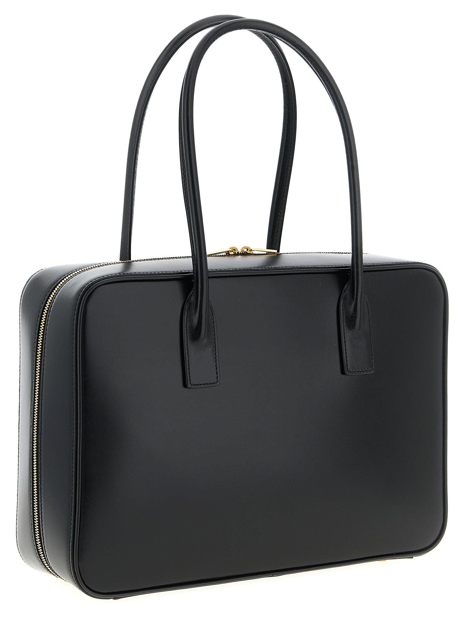 Saint Laurent Black Calfskin Shoulder Bag