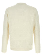Fendi White Cotton Cardigan