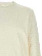 Fendi White Cotton Cardigan