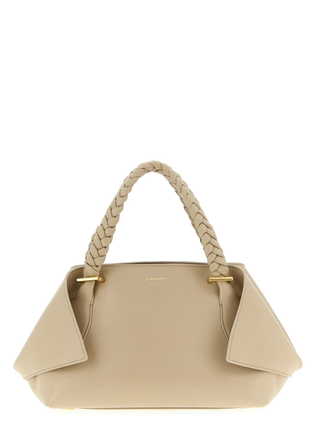 Ferragamo Gray Calfskin Handbag