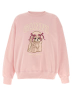 Ganni Multicolor Organic Cotton Sweatshirt