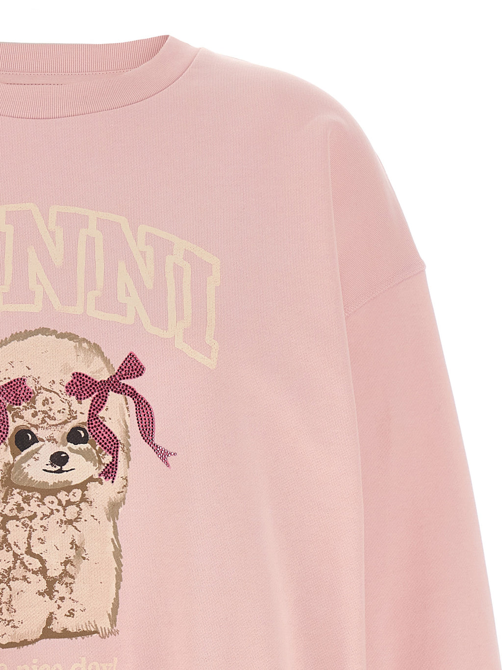 Ganni Multicolor Organic Cotton Sweatshirt
