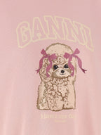 Ganni Multicolor Organic Cotton Sweatshirt