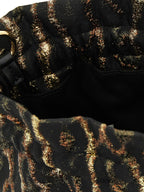 Ganni Brown Polyester Clutch Bag