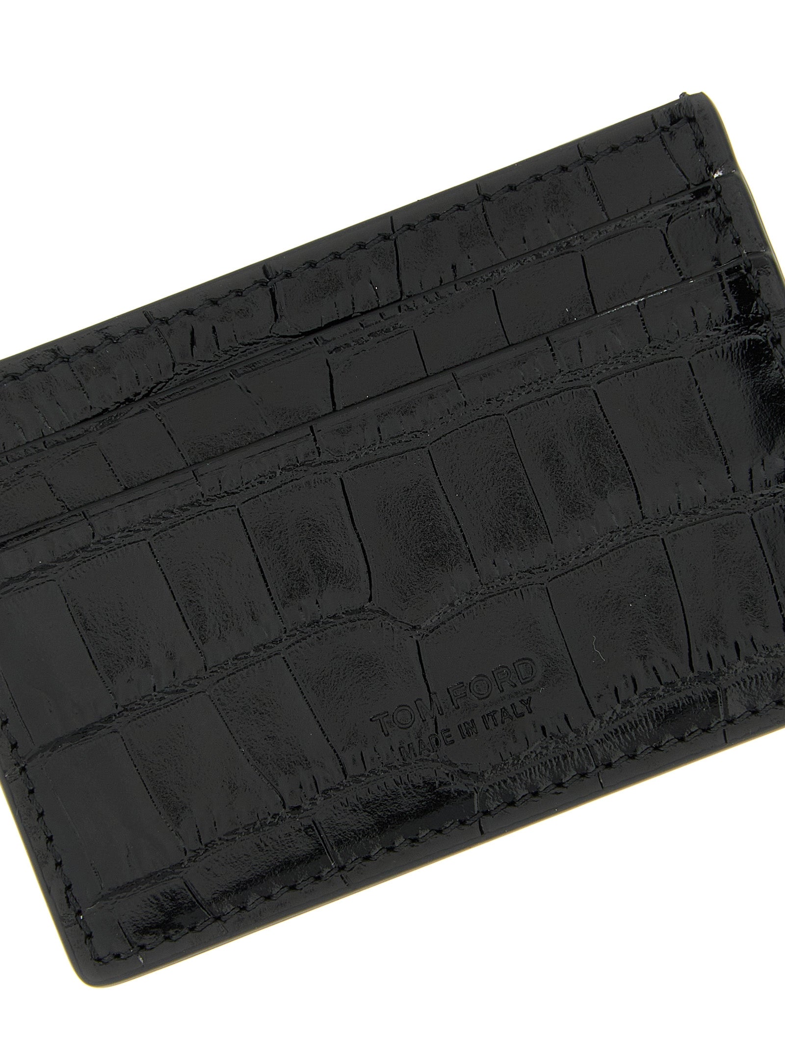 Tom Ford Black Calfskin Cardholder