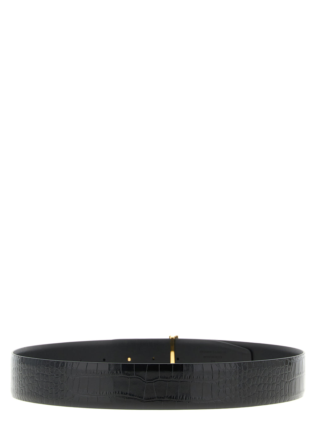 Tom Ford Black Calfskin Regular Belt
