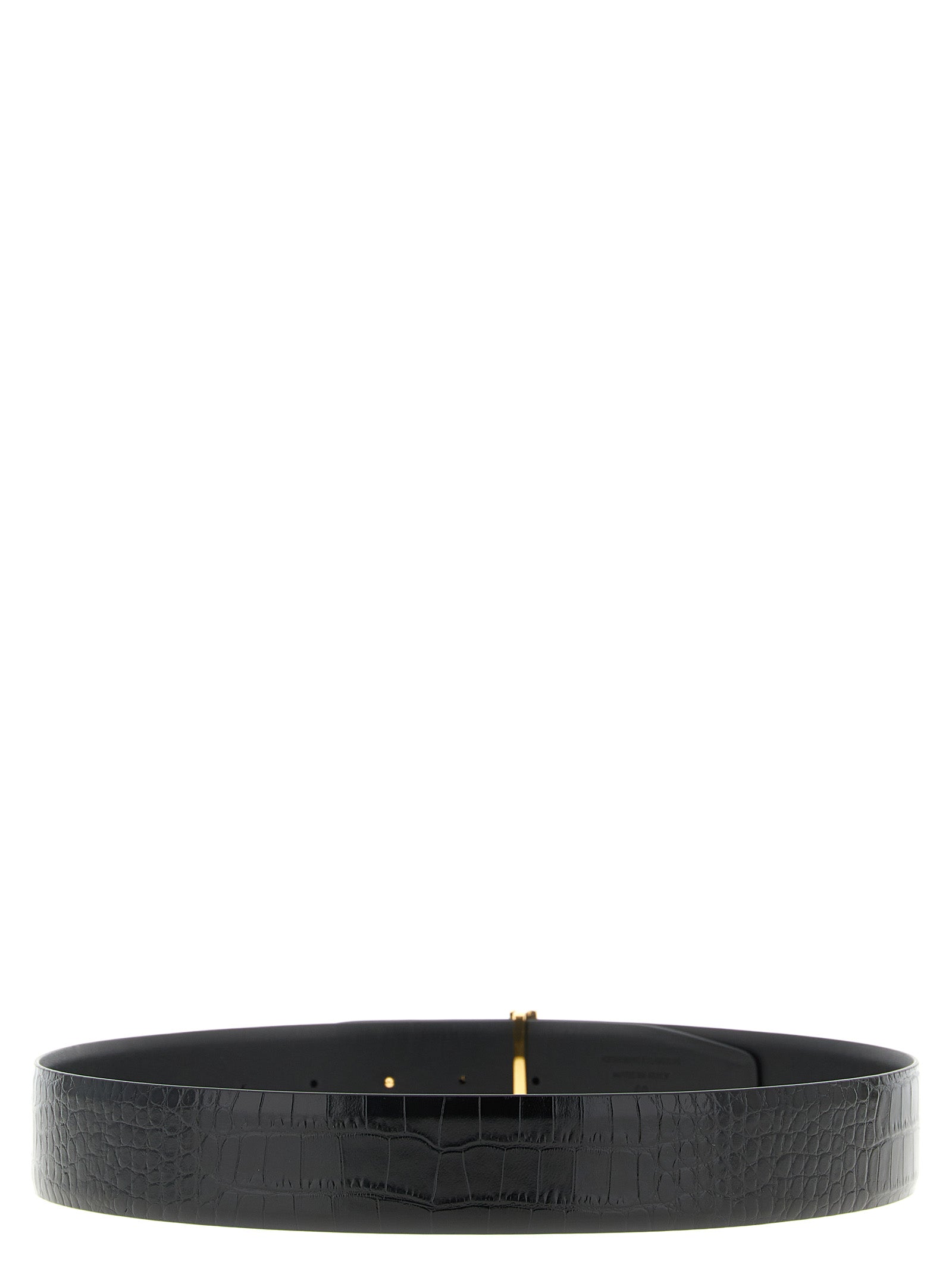 Tom Ford Black Calfskin Regular Belt