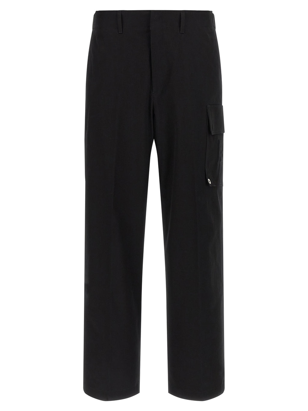 Fendi Black Cotton Cargo Pants