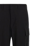 Fendi Black Cotton Cargo Pants