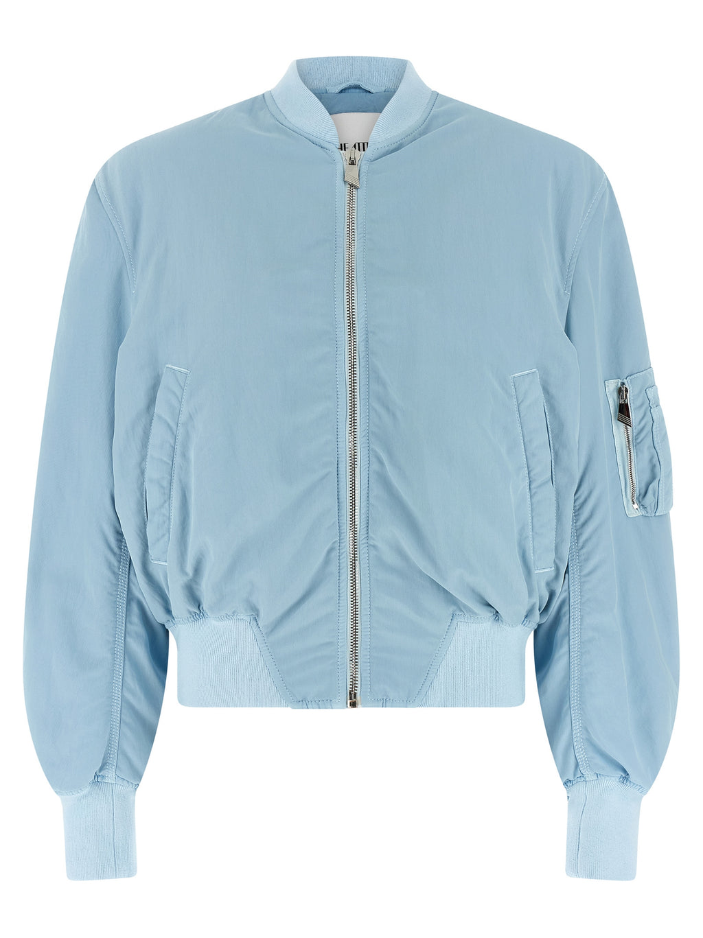 The Attico Blue Polyamide Bomber