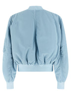 The Attico Blue Polyamide Bomber