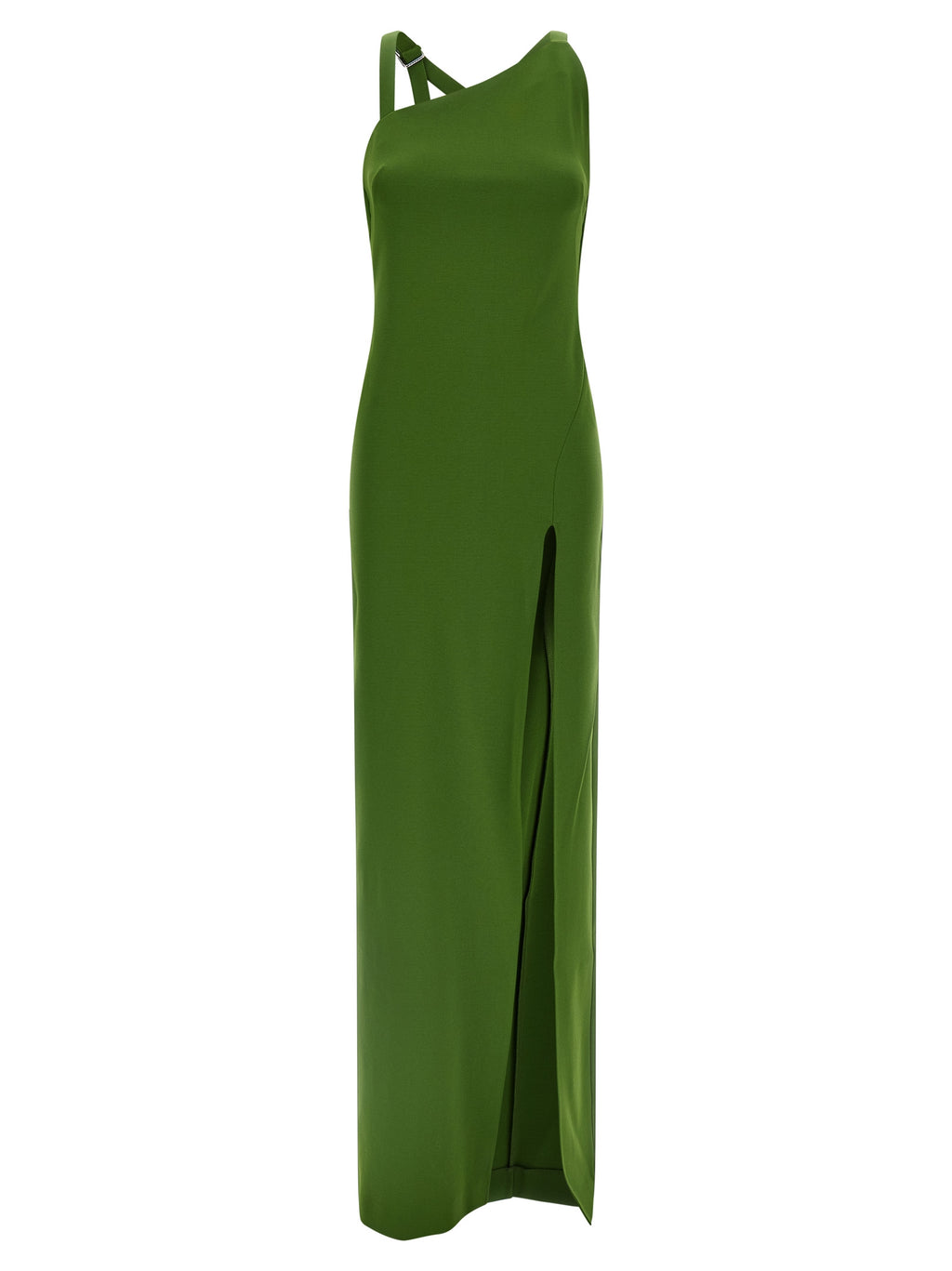 The Attico Bicolor Viscose Long Dress