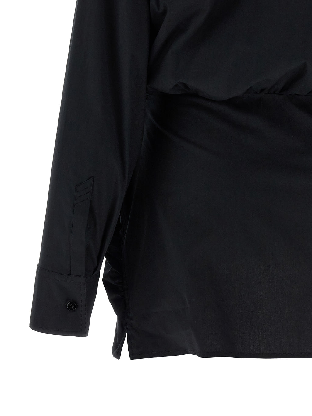 The Attico Bicolor Cotton Short Dress