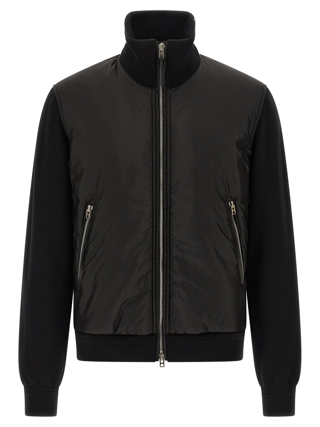 Tom Ford Black Wool Bomber