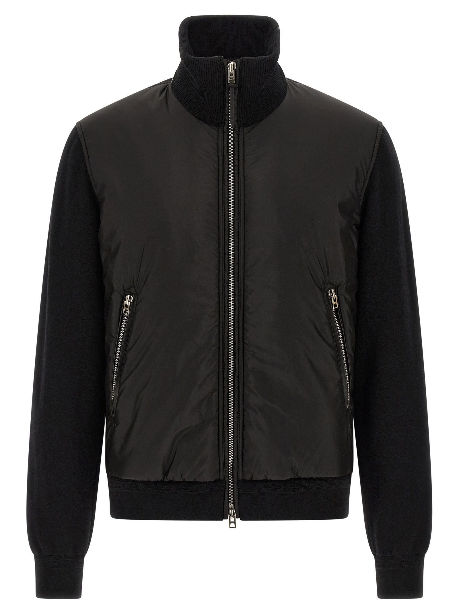 Tom Ford Black Wool Bomber