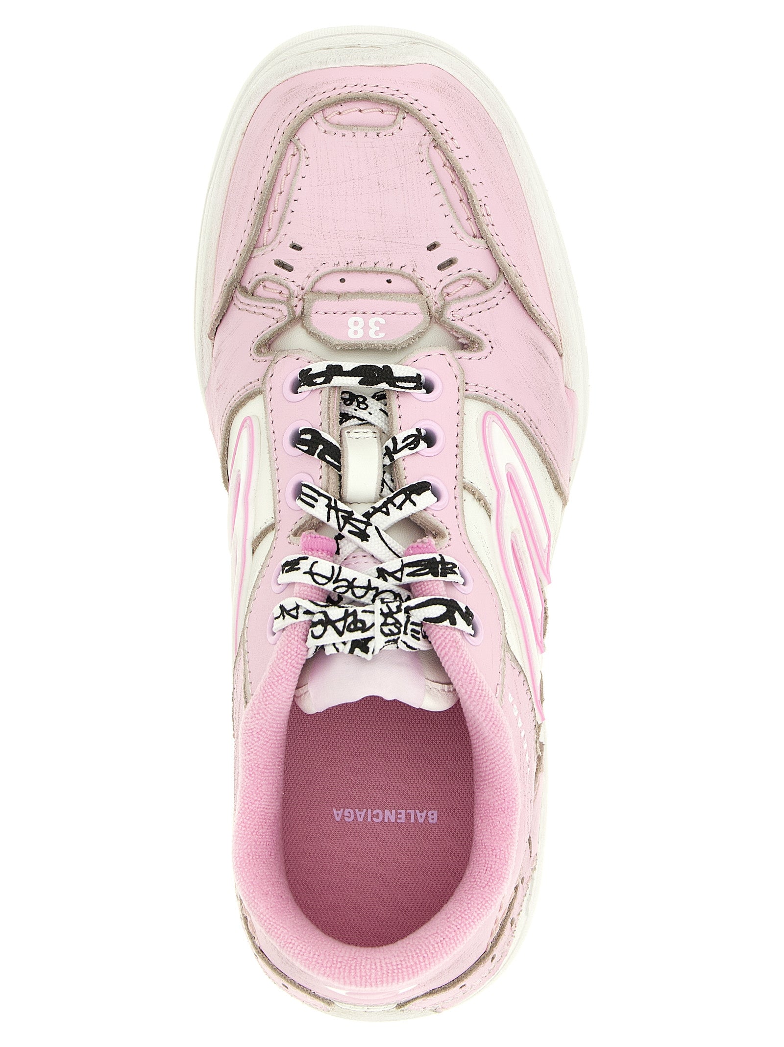 Balenciaga Multicolor Calfskin Athletic Sneakers