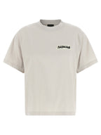 Balenciaga Gray Cotton T-Shirt
