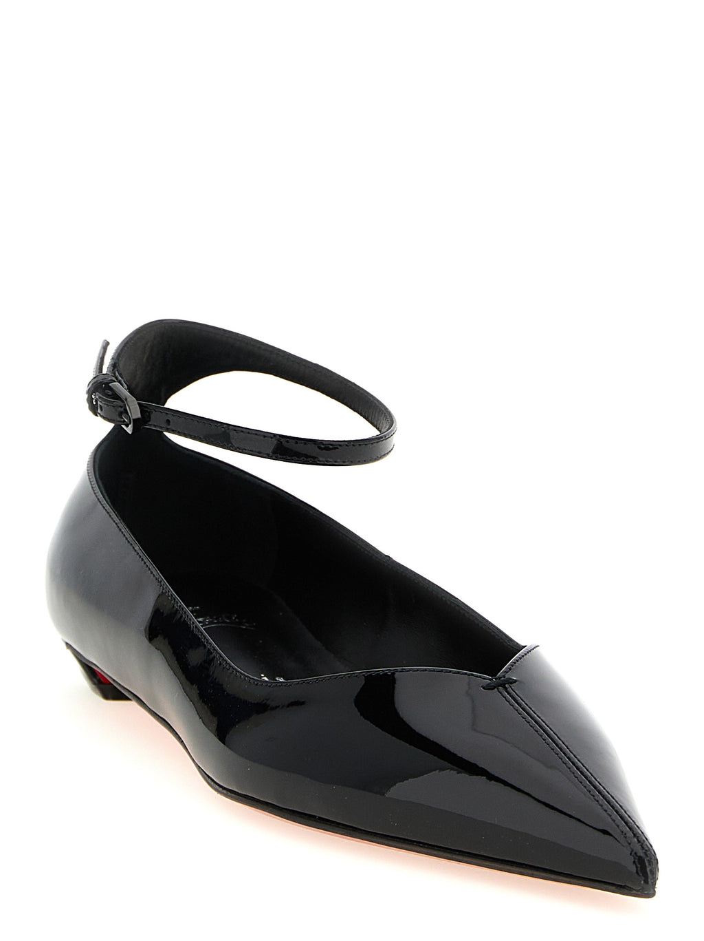 Christian Louboutin Black Calfskin Ballet Flats