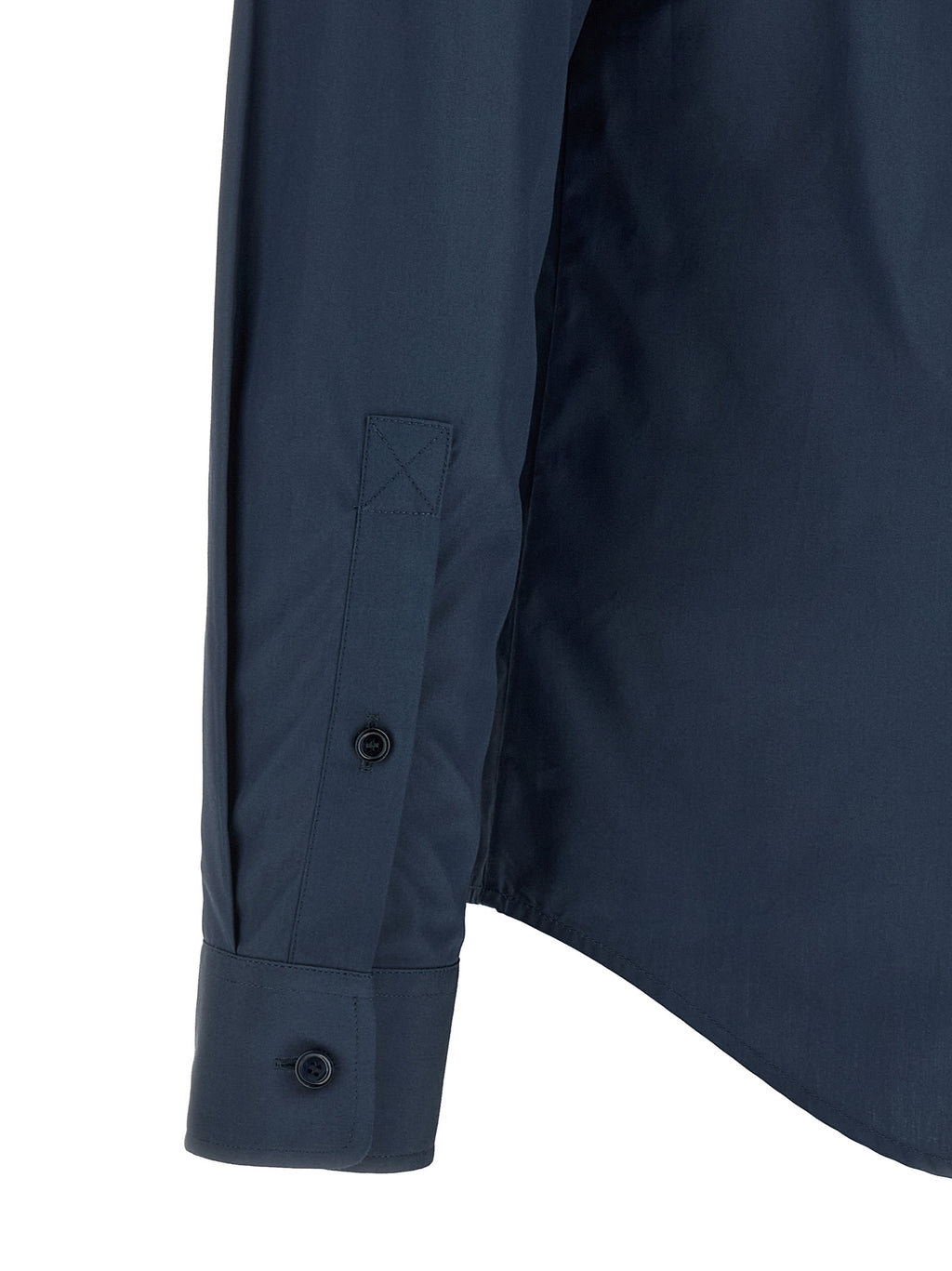 Burberry Blue Cotton Blouse