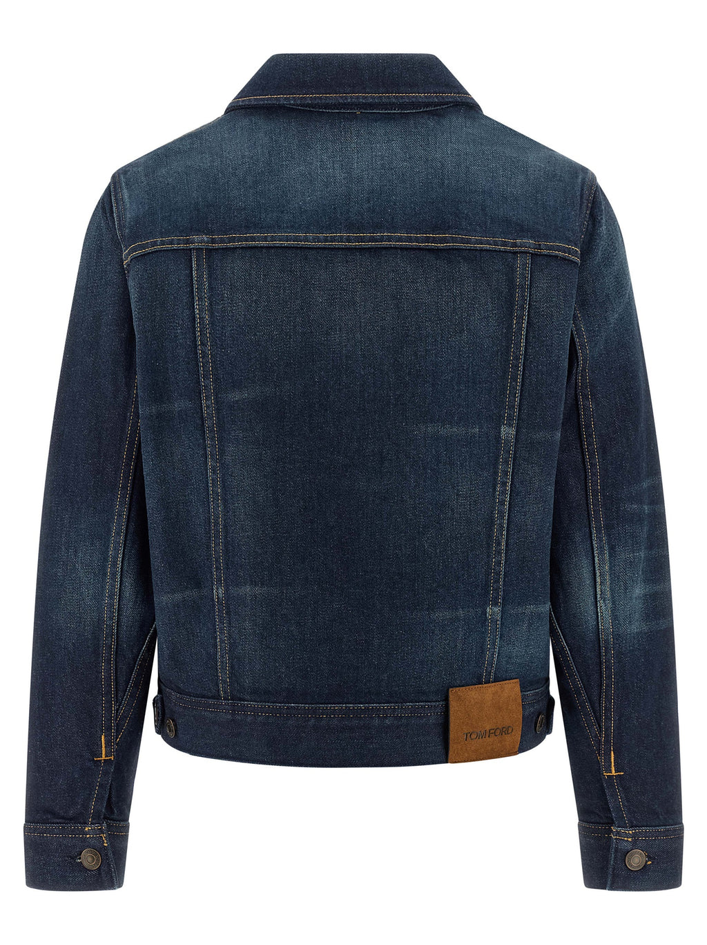 Tom Ford Blue Cotton Denim Jacket