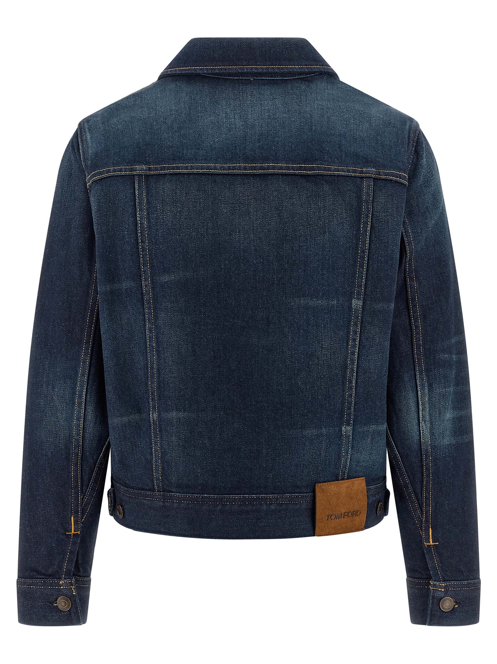 Tom Ford Blue Cotton Denim Jacket