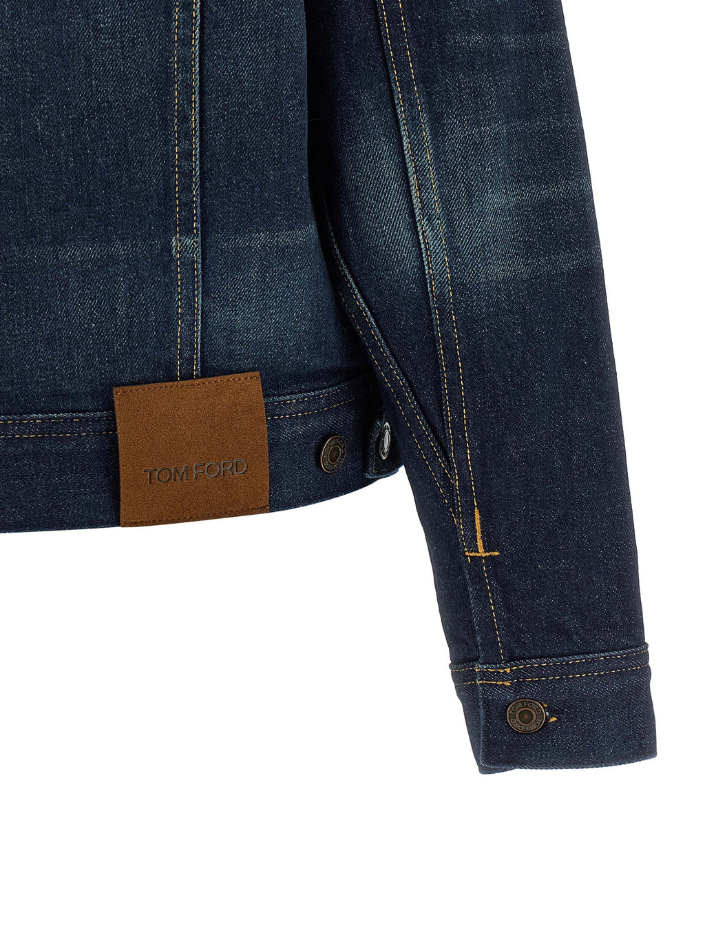 Tom Ford Blue Cotton Denim Jacket