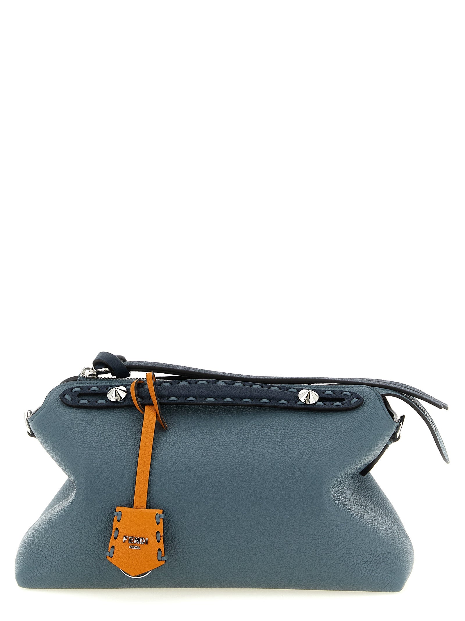 Fendi Blue Calfskin Handbag