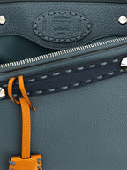 Fendi Blue Calfskin Handbag