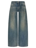 Balenciaga Blue Cotton Relaxed Fit Jeans