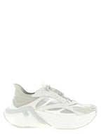 Fendi Gray Calfskin Athletic Sneakers