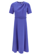 Carolina Herrera Blue Polyester Midi Dress
