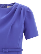 Carolina Herrera Blue Polyester Midi Dress