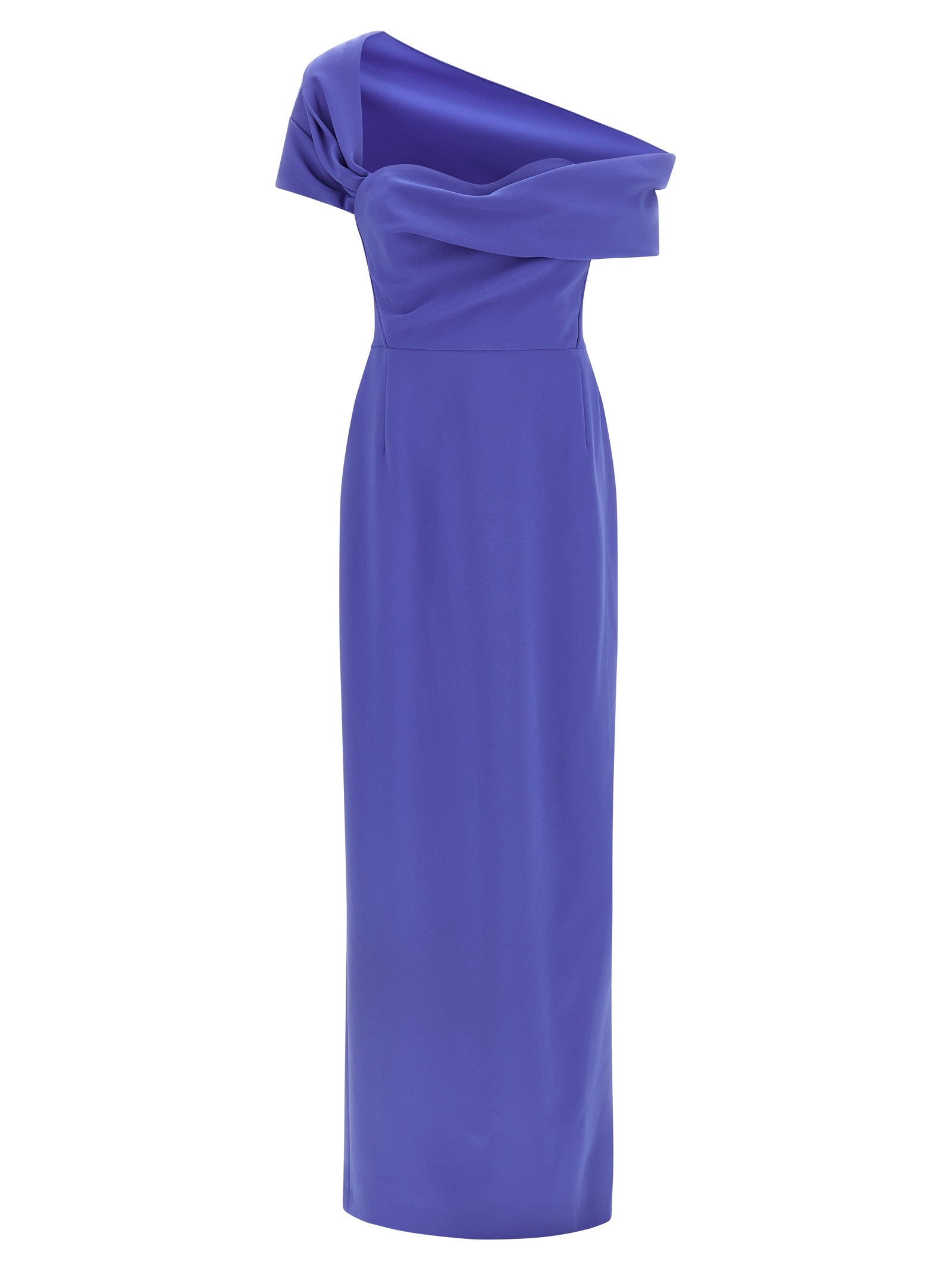 Carolina Herrera Blue Polyester Long Dress