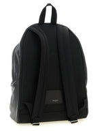 Saint Laurent Black Calfskin Backpack