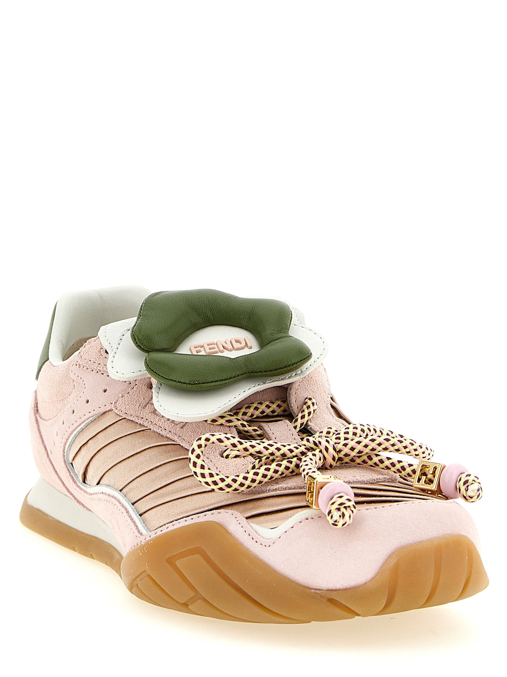 Fendi Multicolor Calfskin Athletic Sneakers