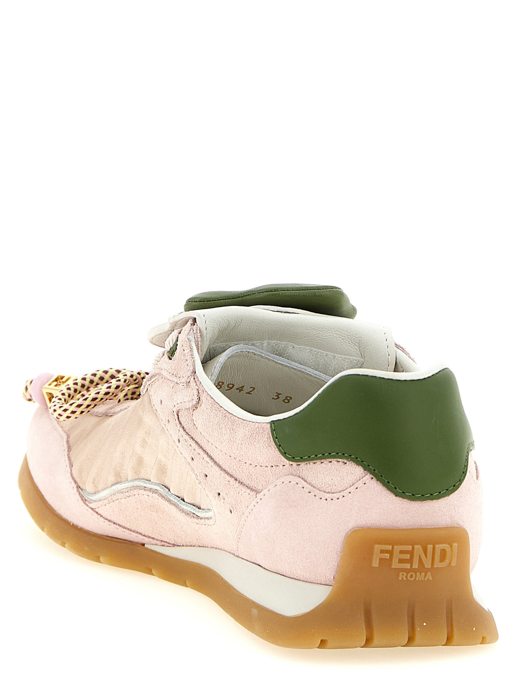 Fendi Multicolor Calfskin Athletic Sneakers