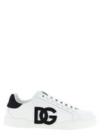 Dolce & Gabbana Bicolor Calfskin Low Top Sneakers