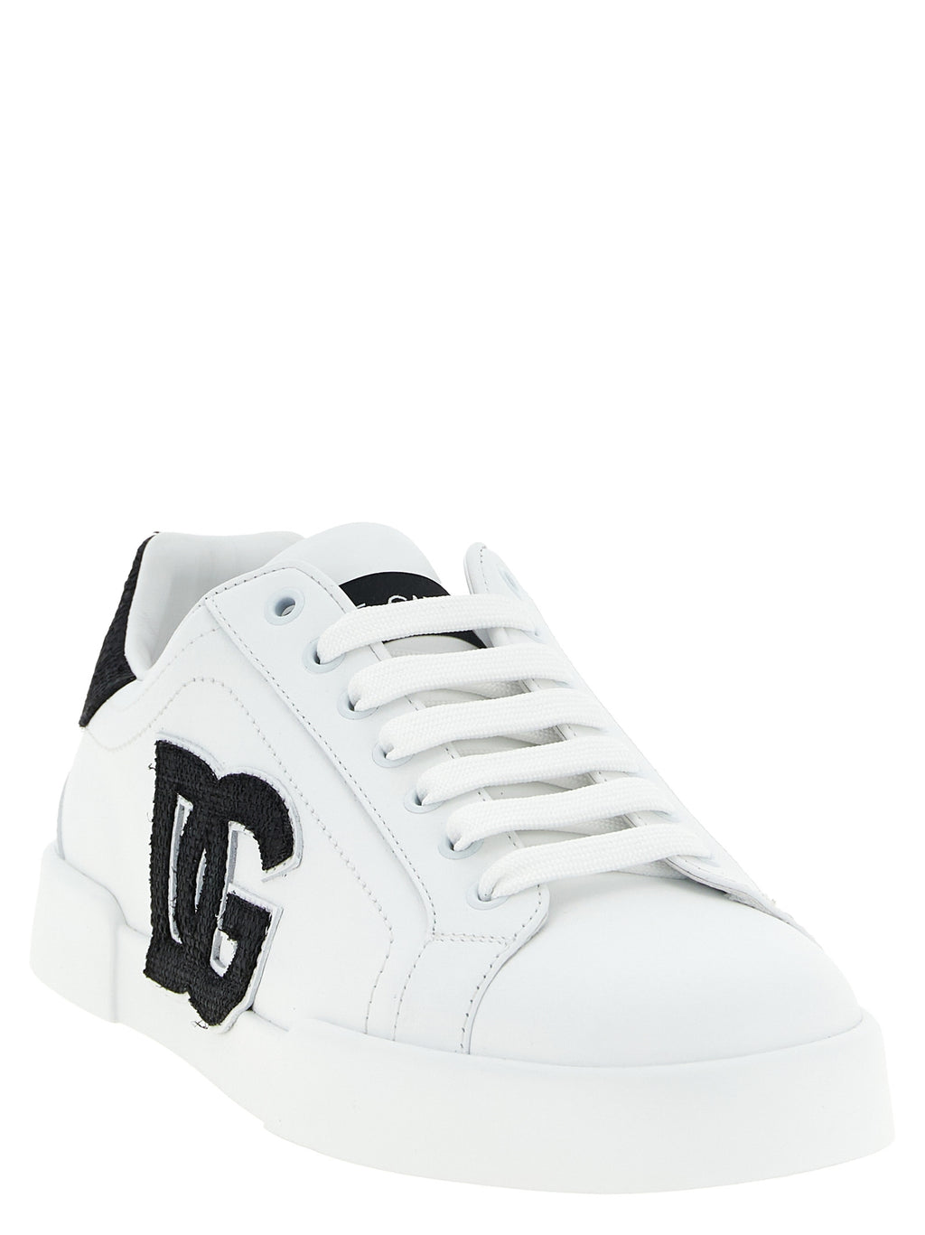 Dolce & Gabbana Bicolor Calfskin Low Top Sneakers
