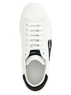 Dolce & Gabbana Bicolor Calfskin Low Top Sneakers