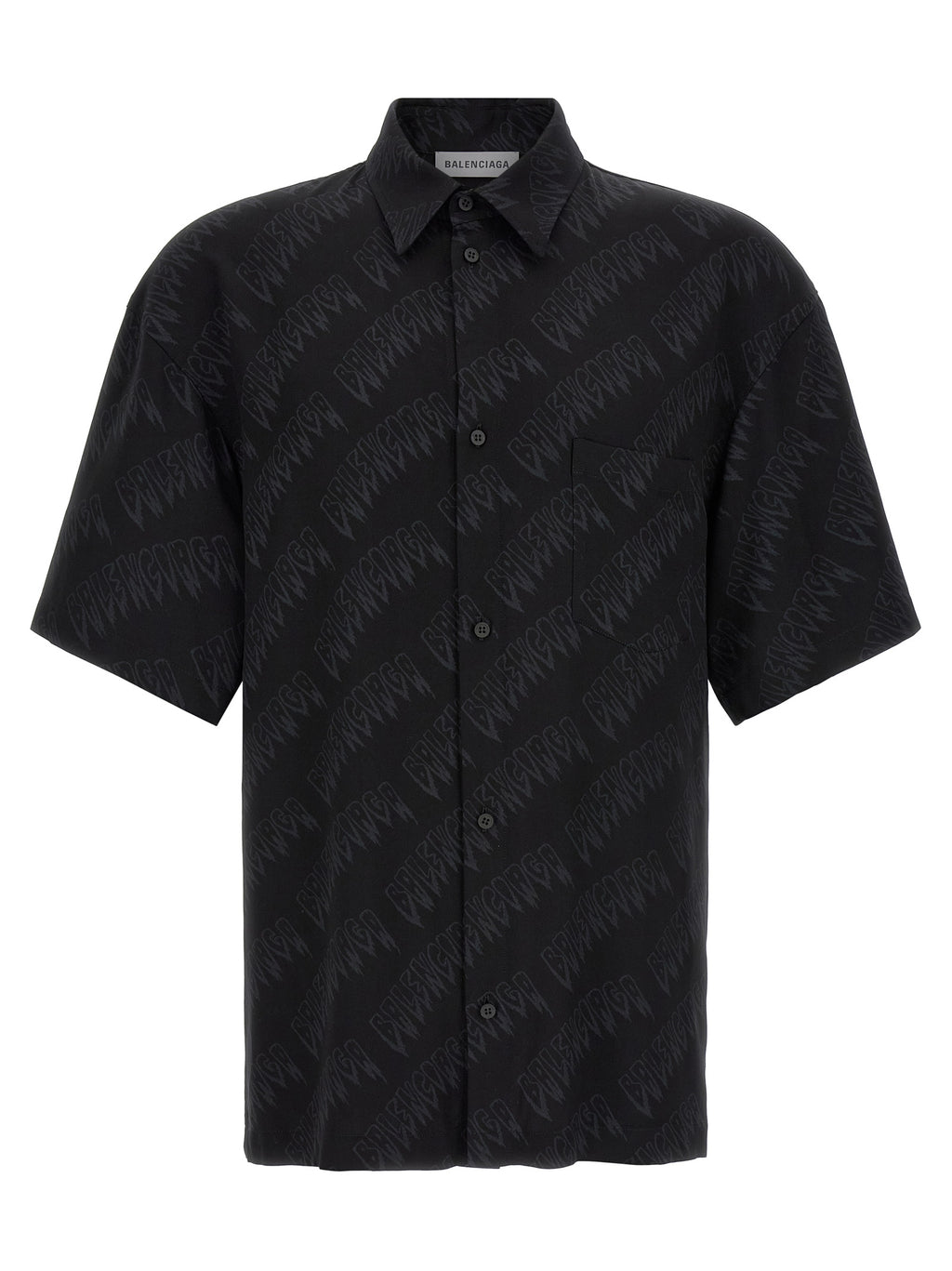 Balenciaga Black Viscose Blouse