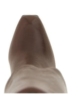 Alexander McQueen Brown Lamb Leather Over The Knee