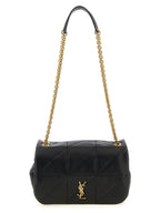 Saint Laurent Black Lamb Leather Shoulder Bag