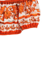 Dolce & Gabbana Orange Cotton Blouse